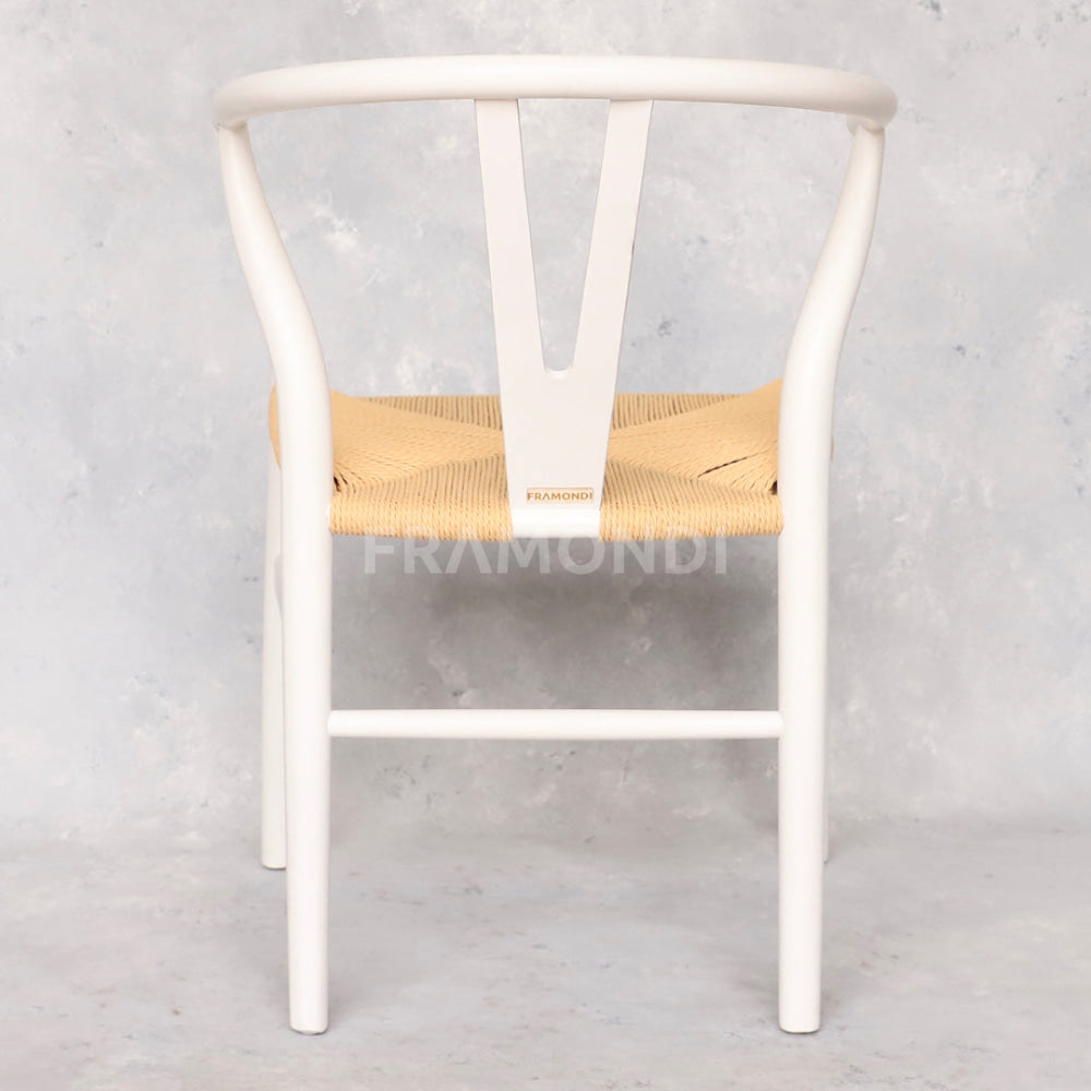 Silla Wishbone Blanca Sillas