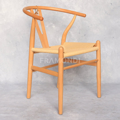 Silla Wishbone Natural Sillas