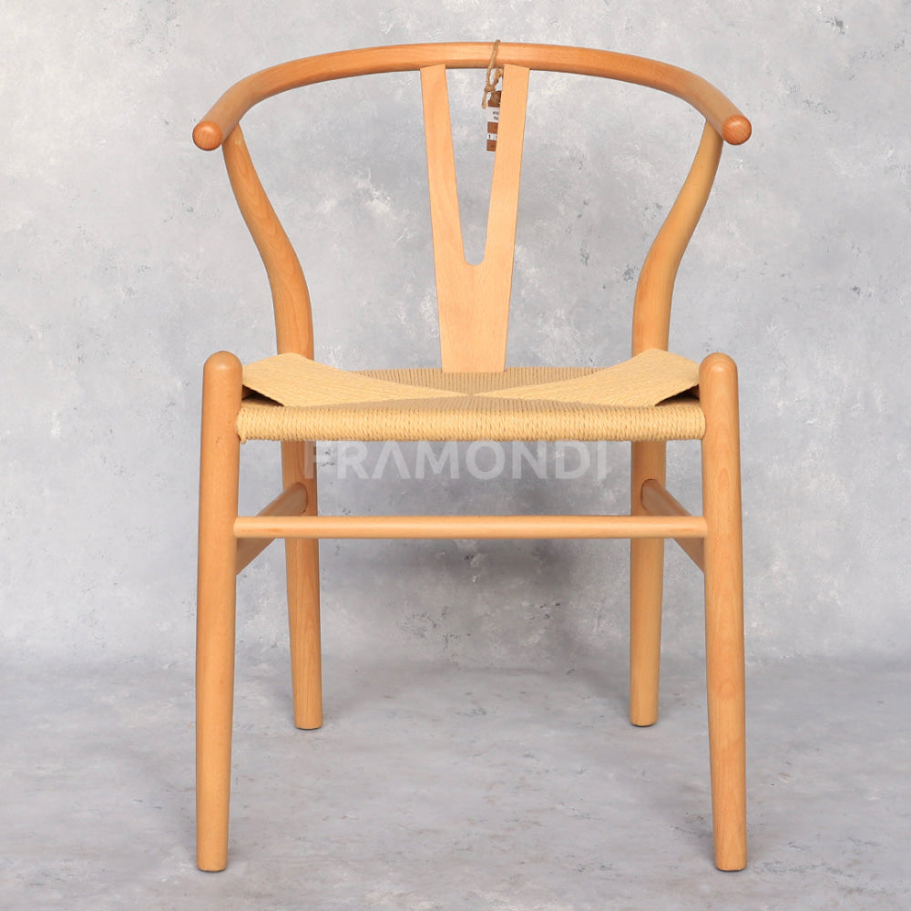 Silla Wishbone Natural Sillas