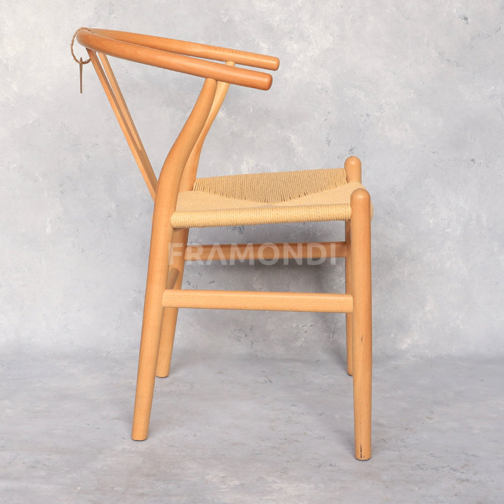 Silla Wishbone Natural Sillas