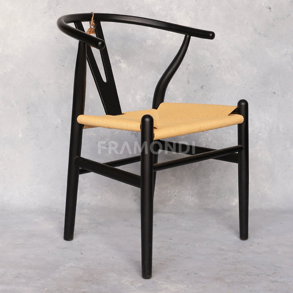 Silla Wishbone Negra Sillas