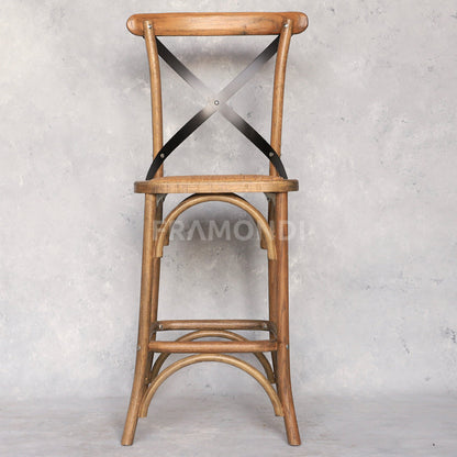 Taburete Crossback Roble Sillas