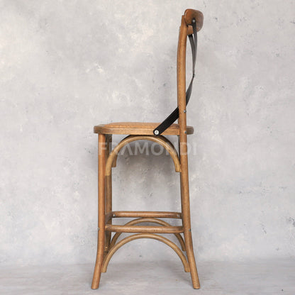 Taburete Crossback Roble Sillas