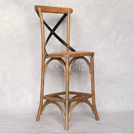 Taburete Crossback Roble Sillas